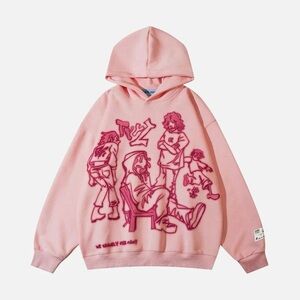 Aelfric Eden Pink Graphic Hoodie